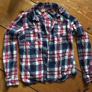 Awesome navy and magenta flannel!